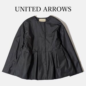 UNITED ARROWS ユナイテッドアローズ ブラック 36 S ペプラム