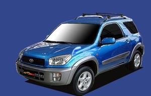 ☆TUFREQシステムキャリア ＲＡＶ４ ACA21W/ZCA26W ３ドア/ルーフレール付車用 ベースキット1台分