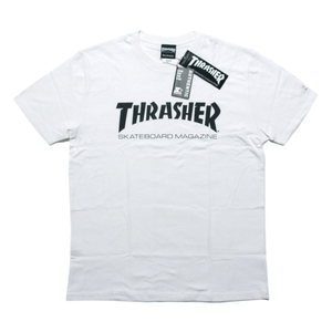 THRASHER × STARTER　MAG LOGO TEE　THSR-SST01　WHITE　M　スラッシャー　スターター　Tシャツ