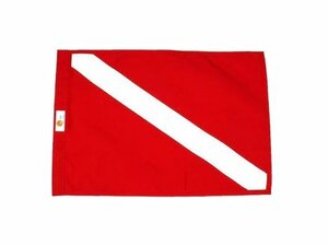 フィッシングフラッグ Diver Down 20×24inches 【Sun Dot Marine Flag】4-sun009