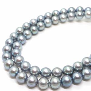 TASAKI(田崎真珠)《K18WG アコヤ本真珠ネックレス》U 26.8g 約43cm 約6.5-7.0mm珠 pearl パール necklace ジュエリー jewelry EA0/EC0