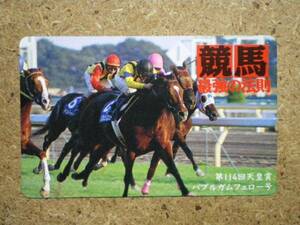 I1529・最強の法則　バブルガムフェロー　抽プレ　競馬　テレカ