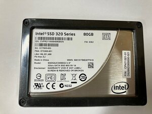 1か月保証★動作品★2.5 ノート用SSD Intel SSD 320 Series 80GB SSDSA2CW080G3 SATA 内臓SSD★送料無料