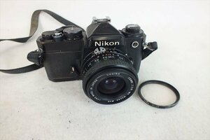 ◆ Nikon ニコン FE フィルム一眼レフ COSINA 28mm 1:2.8 中古 現状品 240509M5366