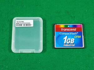 トランセンド　コンパクトフラッシュカード　1GB　TS1GCF80　CompactFlash 80　Transcend