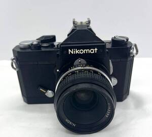 【中古】Nikomat　FTN　ｆ50ｍｍ　１：２　一眼レフカメラ　動作品　Ｎikon　レンズ　ｆ28㎜　ｆ135㎜付　ケース付/4953-453