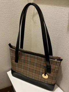 BURBERRY/バーバリーノバチェックトートバック(肩掛け可)