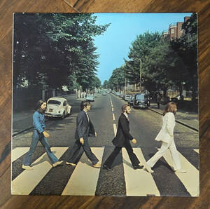 初期 極上品! UK Original 初回 APPLE PCS 7088 Abbey Road / The Beatles MAT: 2/1+Misalighed Apple+完品
