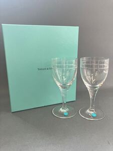 TIFFANY&Co. ティファニー ワイングラス ペア 洋食器 未使用