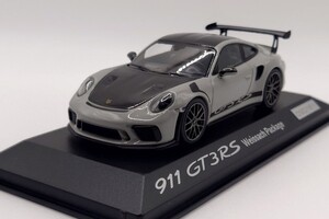 ☆★PORSCHE 911 GT3 RS Weissach Package 1/43 特注 MINICHAMPS ポルシェ 911 GT3 RS ミニチャンプス 1911台 限定つ グレー 人気色☆★