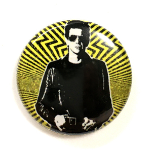 25mm 缶バッジ Lou Reed VIDEO VIOLENCE ルーリード Velvet underground ヴェルベットアンダーグラウンド 