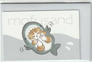 □　猫柄　猫雑貨　猫グッズ　モフサンド　mofusand ぢゅの　ミニカードセット　サメにゃん　ねこ　ネコ　キャット