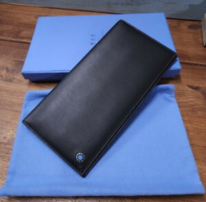 美品☆SMYTHSON スマイソン レザー 札入れ 2つ折り 長財布 カードケース ブラック系 ロゴ