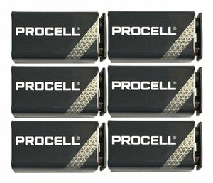 即決◆新品◆送料無料DURACELL PROCELL 9V 006P×6個 【限定特価】/メール便