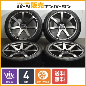 【人気ホイール】エンケイ ENKEI PF07 19in 8.5J +32 9.5J +35 PCD114.3 FINALIST 245/35R19 ATR 275/35R19 フェアレディZ ソアラ