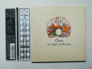 【帯付紙ジャケCD】Queen - Night At The Opera 1975年(2004年日本盤) ハードロック名盤 クイーン「オペラ座の夜」