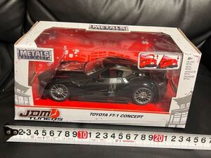 1/24スケール TOYOTA FT-1 CONCEPT ブラック トヨタ FT1 コンセプト Jada Toys ダイキャストミニカー SUPRA トヨタ スープラ JDM TUNERS