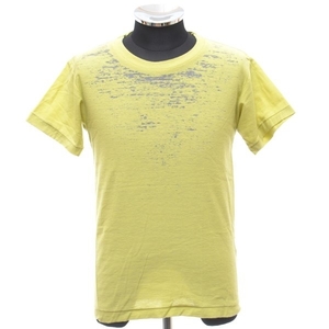 〇193135 N.HOOLYWOOD ミスターハリウッド ○Tシャツ Tシャツ 半袖 クルーネック 455pieces サイズS メンズ イエロー（黄色）