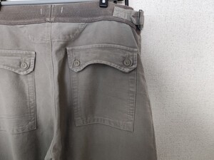 DIESEL ミリタリー風ワイドパンツ メンズW32 ボタン ディーゼル ウオッシュ加工　