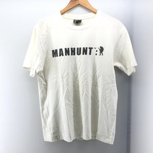 【中古】A BATHING APE 00s NIGO期 MANHUNT Tシャツ M △状態　アベイシングエイプ[240024422801]