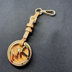 q3047 MICHAEL KORS マイケルコース チャーム レザー ブラウン系 アクセサリー雑貨　　小物