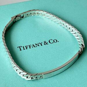 1スタ 【希少 美品】ティファニー ID チェーン ブレスレット 喜平 ヴィンテージTiffany Co 1円スタート