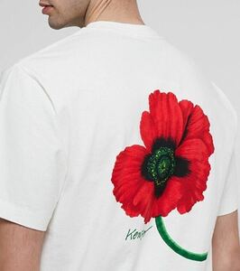 正規品 美品 KENZO ケンゾー Tシャツ 半袖 ロゴ 花柄 プリント ホワイト 半袖Tシャツ