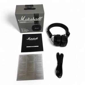 ◯ マーシャル Marshall ワイヤレスヘッドホン MAJOR III BLUETOOTH ブラック 1回の充電で30時間以上のワイヤレス再生 1100-736