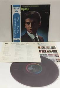 LP ボビー・ライデル CP-7267 帯付 BOBBY RYDELL 赤盤 東芝音工 Odeon 希少！ ペラジャケ