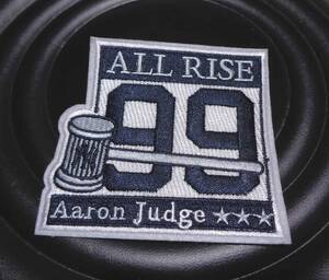 新品MLB　アーロン・ジャッジAaron Judge ニューヨーク・ヤンキースNew York　Yankees 99野球ベースボール 刺繍ワッペン◆メジャーリーグ