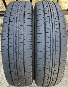 22年製☆良品☆エコタイヤ☆バリ山★DUNLOP”ENASAVE VAN01”★145/80R12 80/78N【2本セット】