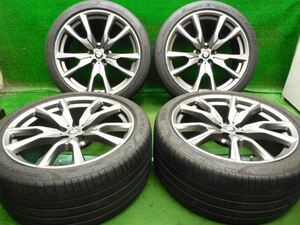 中古 ホイールタイヤ 4本 275/40R22 2020年製 4分山 BMW X7 G07 純正 ラジアル タイヤ ピレリ P-ZERO