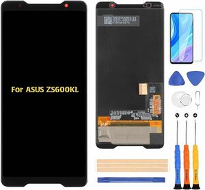 2305403☆ A-MIND For Asus ROG Phone ZS600KL 液晶パネル 画面交換修理用 タッチパネルセット 6.0 インチ Z01QD ZS600KL モデル