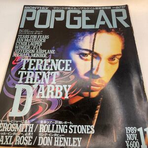 ポップ ギア POP GEAR 1989 11 ポスター　トランスヴィジョン・ヴァンプ　テレンス・トレント・ダービー