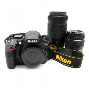 1円〜 Nikon ニコン D3400 ダブルレンズキット デジタル一眼レフカメラ レンズ2点 通電未確認 y104-3402664【Y商品】