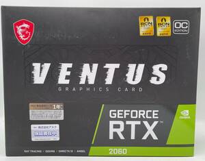 GeForce RTX 2060 VENTUS 12G OC グラフィックボード　新品未使用　【U060】