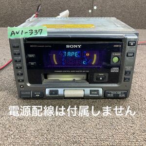 AV1-337 激安 カーステレオ SONY WX-C55 32260 FM/AM カセット 本体のみ 簡易動作確認済み 中古現状品