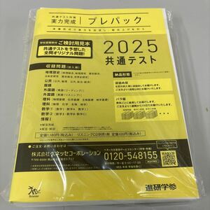 2025年共通テスト対策実力完成プレパック 全科目セット ベネッセ 進研学参