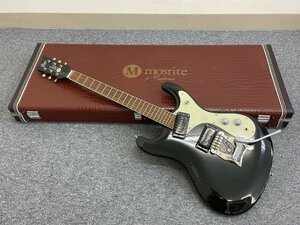 【美品】mosrite of California モズライト エレキギター THE VENTURES model ブラック 黒 ケース付き 音出し確認済み（0910）