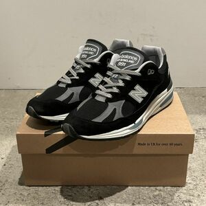 美品 NEW BALANCE ニューバランス UK製 イングランド製 U991BK2 991V2 ブラック 26cm US8 スニーカー