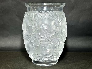 LALIQUE　ラリック　バガテル　クリスタル　小鳥　花瓶　フラワーベース