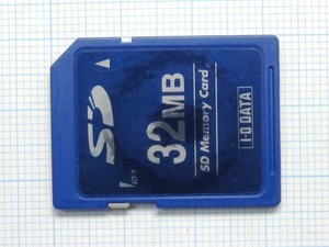 ★I・O DATA ＳＤメモリーカード ３２ＭＢ 中古★送料６３円～