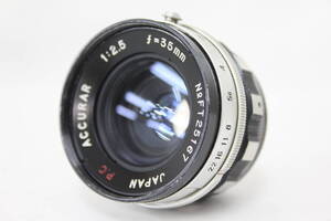 【返品保証】 【希少】 Accurar 35mm F2.5 Japan C.C ゼブラ ライカL39マウントレンズ v9379