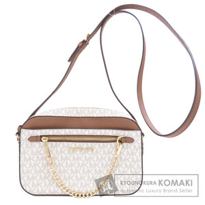 Michael Kors マイケルコース MKシグネチャー ショルダーバッグ PVC レディース 中古