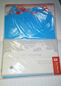 封筒 ♪レターセット♪封筒3枚♪富士　風景　レザーカット便箋3枚♪便箋６枚♪クラックス