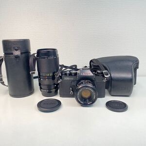 1円〜 12S RICOH XR500 一眼レフフィルムカメラ リコー 動作未確認 レンズ 1:2 50mm zoomレンズ 1:3.5 70-150mm レトロ 高級感 101