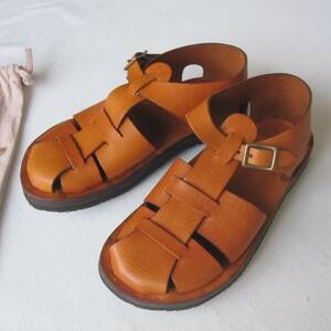 ☆新品 VASCO レザーサンダル (L) マスタードキャメル / VS-104L / LEATHER GURKHA SANDAL