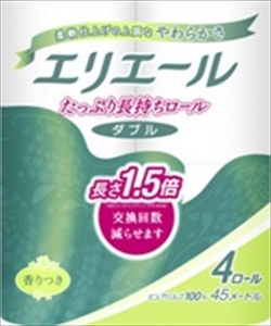 【まとめ買う-HRM20839275-2】エリエールトイレットティシューコンパクト４Ｒ（ダブル） 【 大王製紙 】 【 トイレットペーパ×5個セット