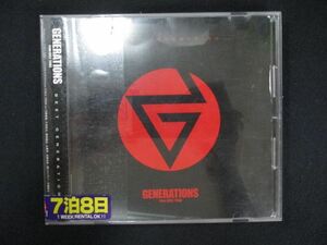 1160∴レンタル版CD BEST GENERATION/GENERATIONS from EXILE TRIBE