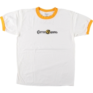 古着 JOSE CUERVO ホセクエルボ リンガーTシャツ アドバタイジングTシャツ メンズM /eaa445577